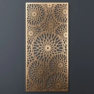 CNC laser cutting in brass