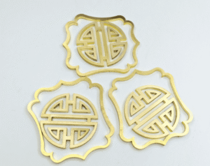 CNC laser cutting in brass