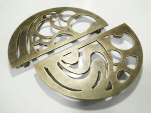 CNC laser cutting in brass